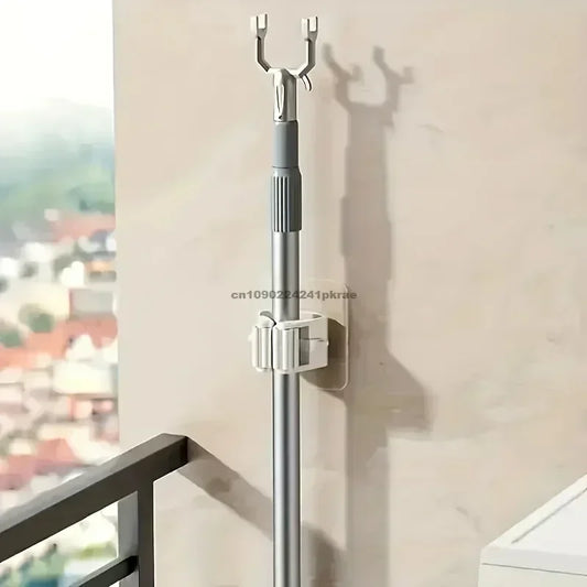 Solva360™ Wall Organizer – Space-Saving Mop & Broom Holder