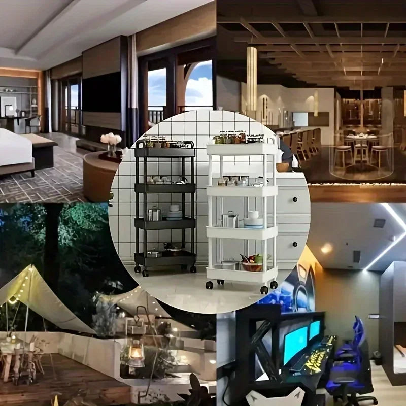 Solva360™ رف تخزين المطبخ المكوّن من 5 طبقات لتوفير المساحة